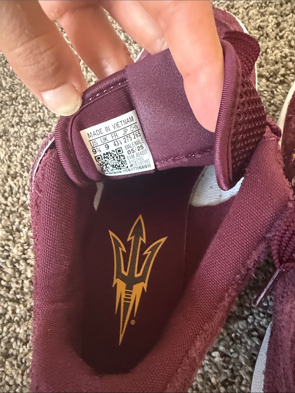 Unisex adidas Forum Low Arizona State Sun Devils - Picture 6 of 6